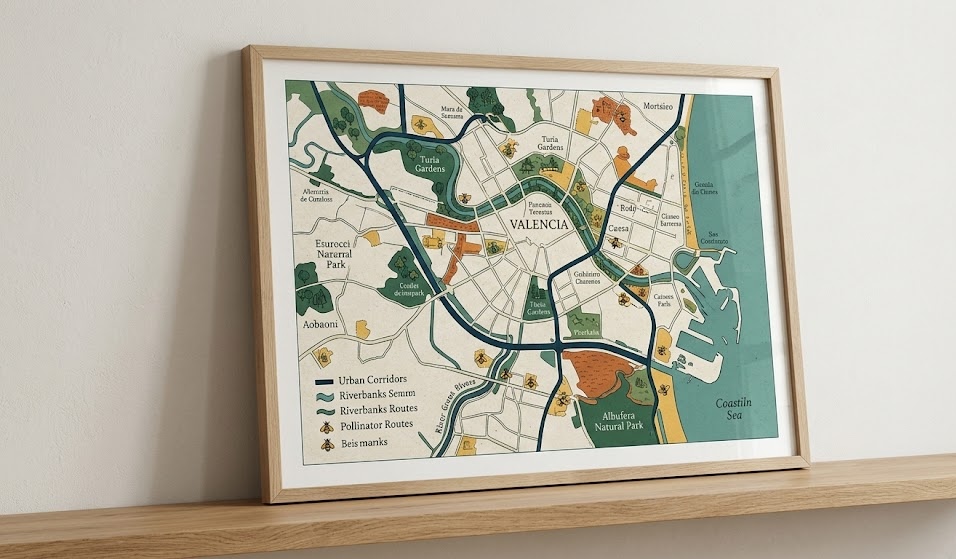 Illustrated Green Corridors Map